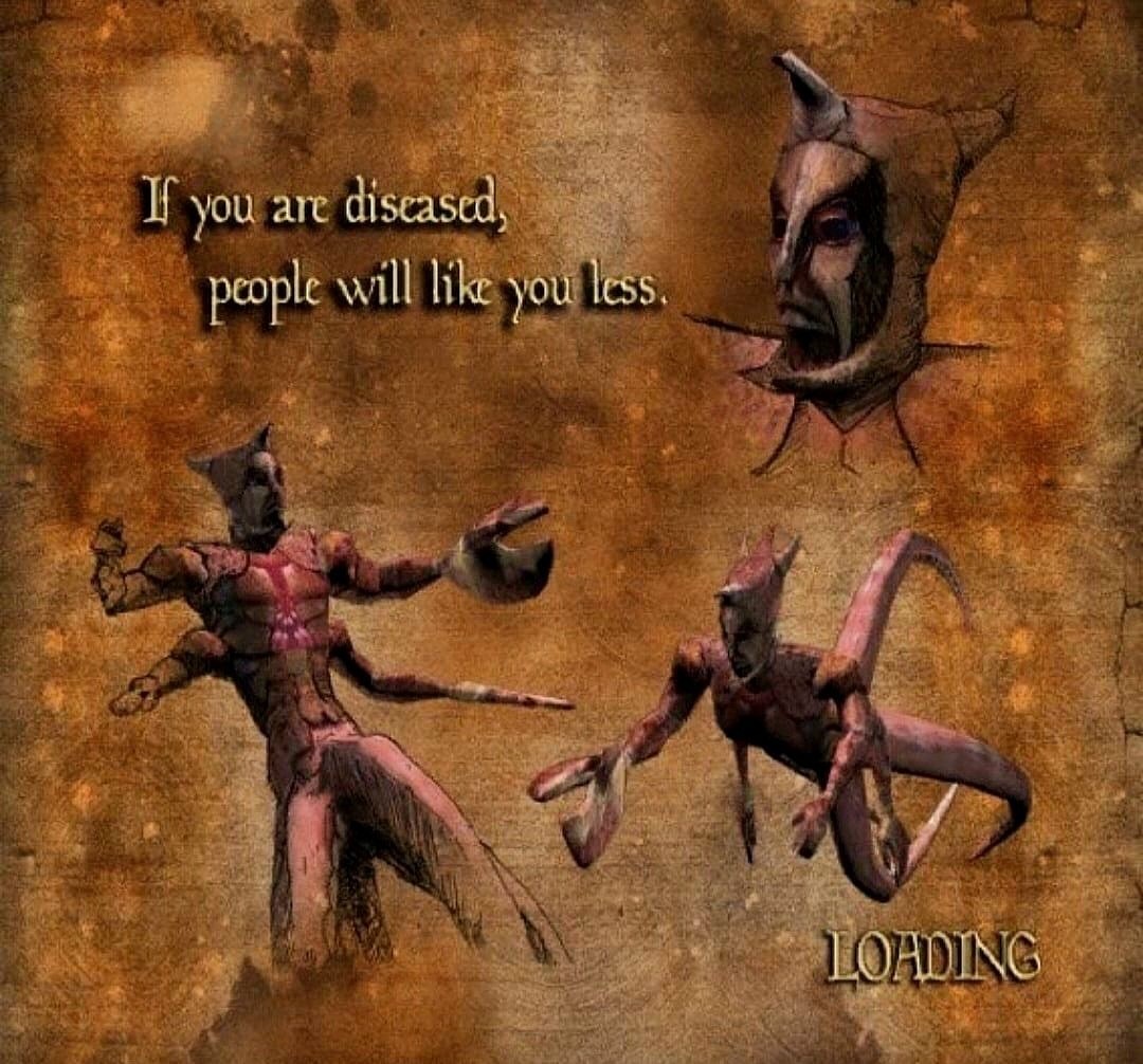 Morrowind loading screen